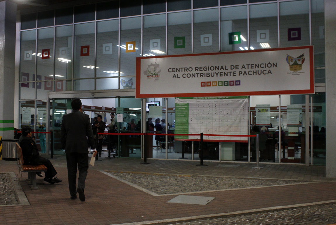 Centro de Atención al Contribuyente, sede de pagos de tenencias.