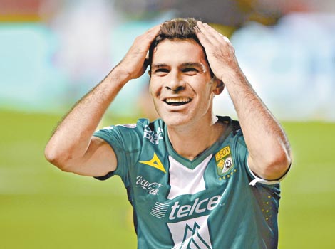 Rafael Márquez, durante un juego de la Liga MX.