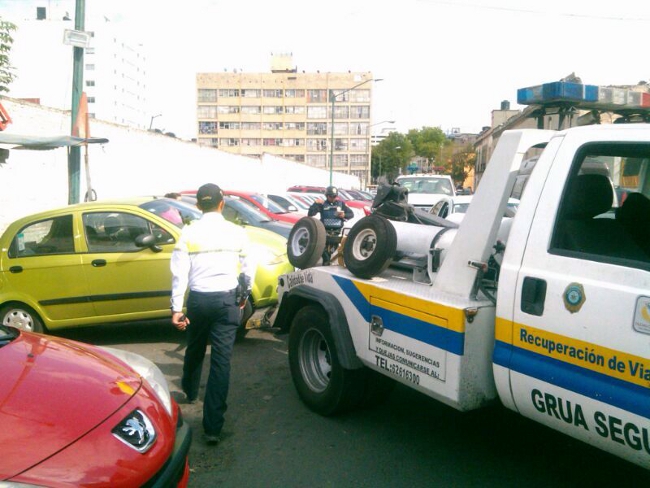 Se retiraron autos que bloqueaban calles del Centro Histórico