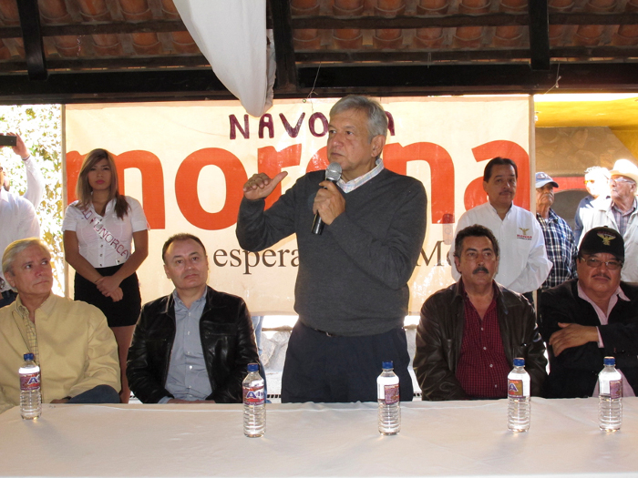 En Sonora, López Obrador reiteró su llamado a abolir las reformas estructurales aprobadas.