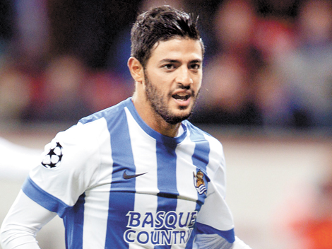 Carlos Vela, una de las figuras de la Real Sociedad