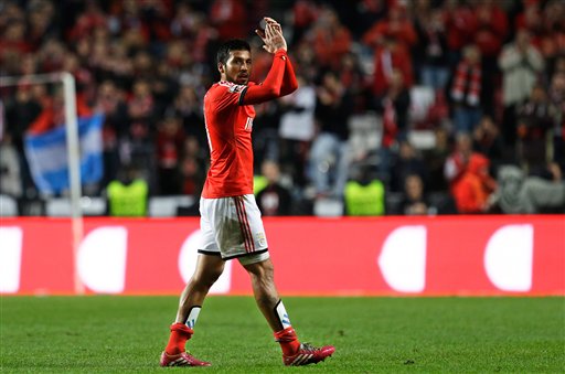 Garay, jugador del Benfica