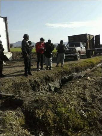 Los ladrones de combustible fueron llevados a la PGR. 