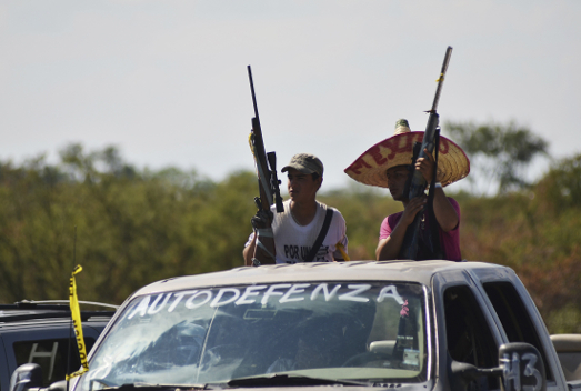 Los recorridos de las autodefensas luego de la toma de la Nueva Italia