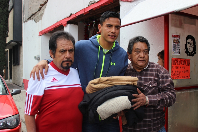 Talavera realiza obras altruistas