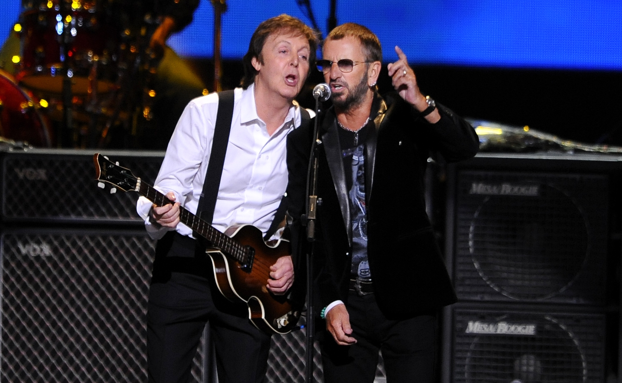 Paul McCartney y Ringo Starr.
