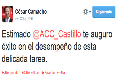 Alfredo Castillo fue nombrado Comisionado para Michoacán. 