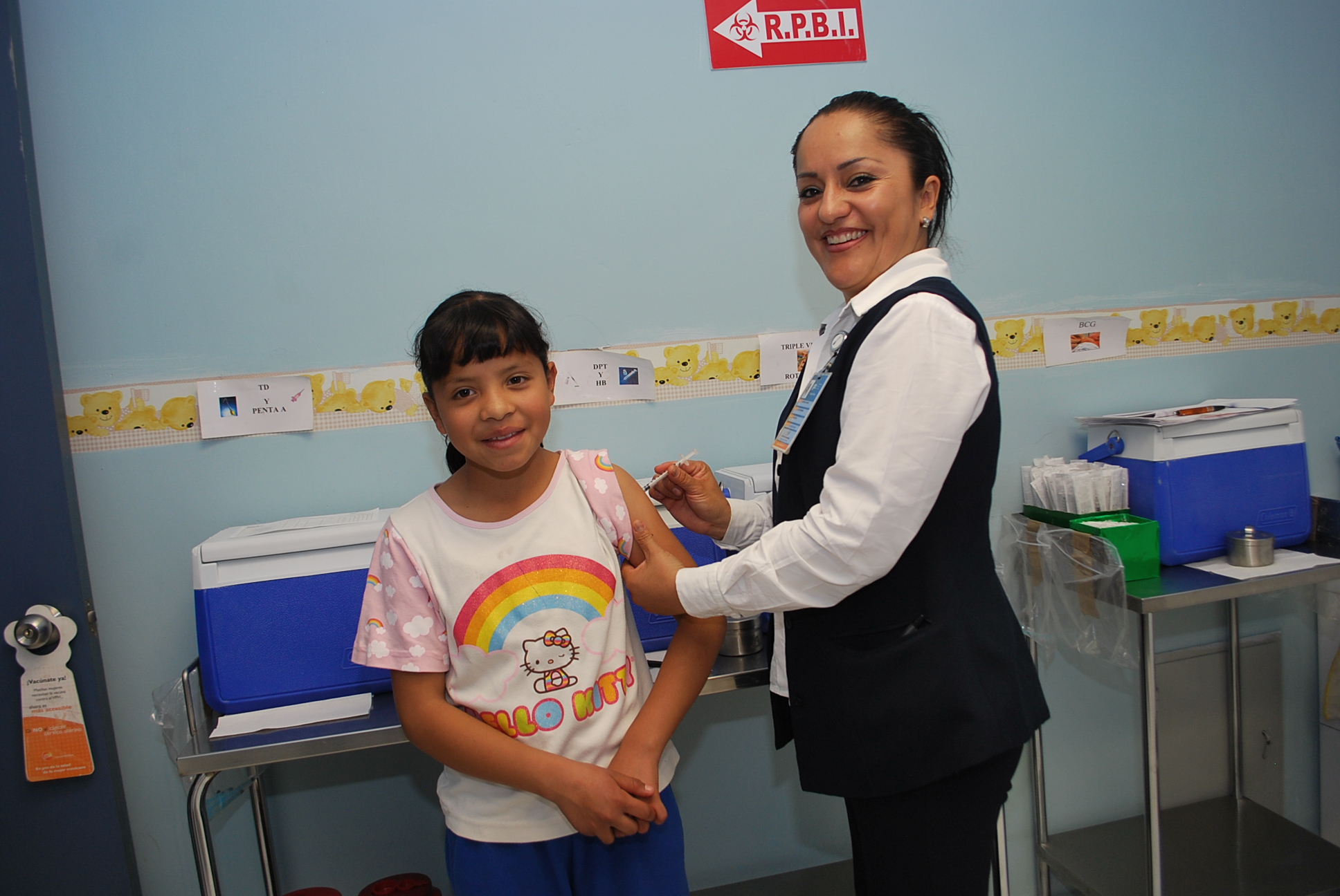 La vacunación contra la influenza AH1N1 está en marcha. 