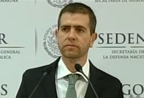 Alfredo Castillo Cervantes, Comisionado de Seguridad en Michoacán. 