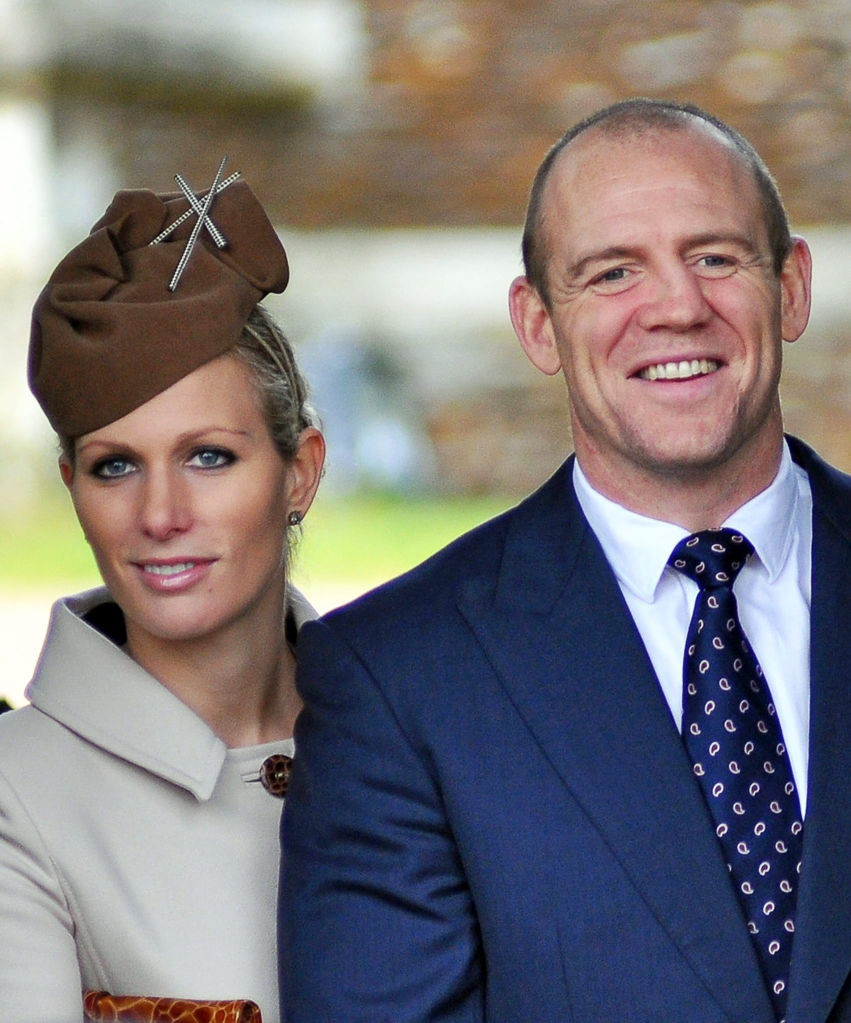 Zara Phillips y su esposo Mike Tindall