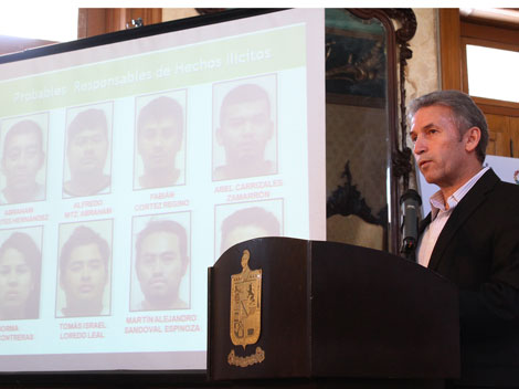 El vocero de Seguridad, Jorge Domene Zambrano.