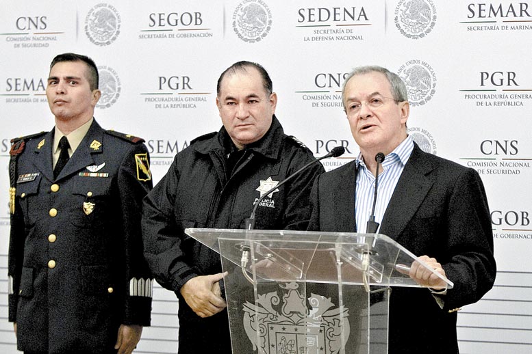 Conferencia de prensa de Monte Alejandro Rubido, secretario ejecutivo del SNSP.