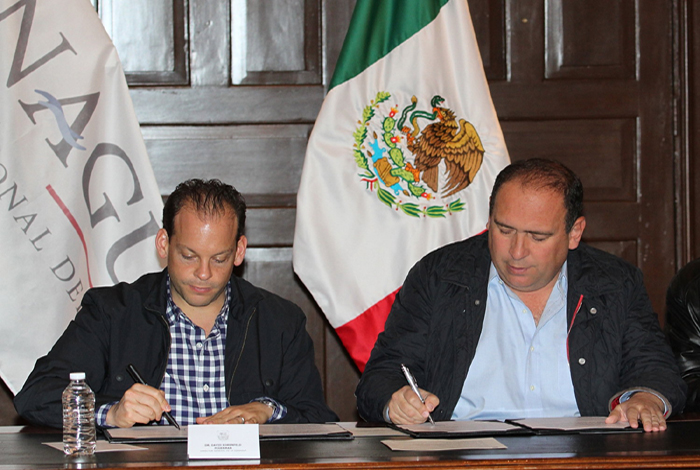 Se firmaron tres convenios de coordinación entre Conagua y el Gobierno estatal.
