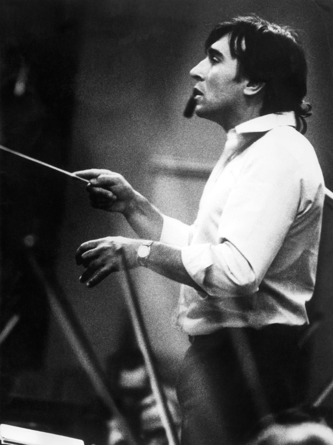 Claudio Abbado en octubre de 1977, en Berlín.