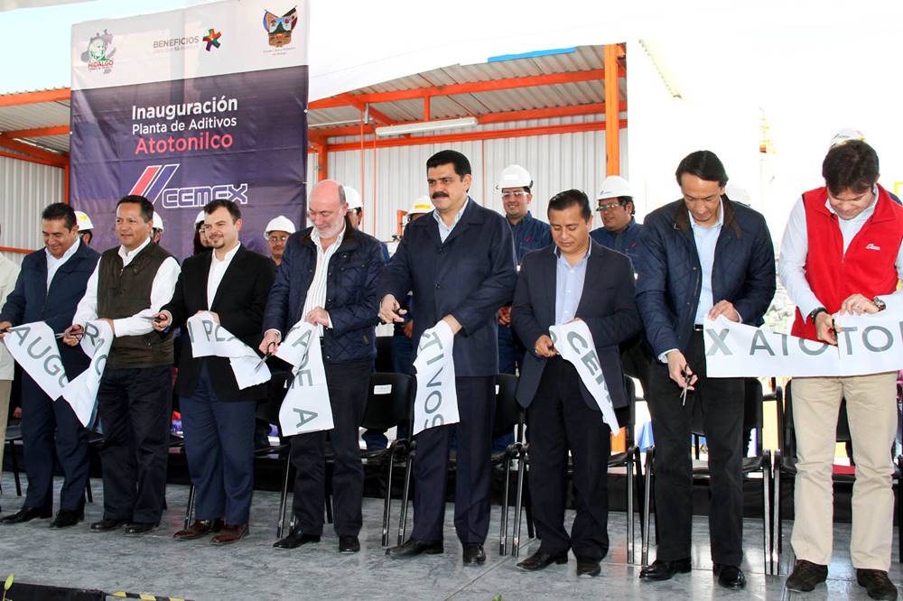 Francisco Olvera durante la inauguración. 