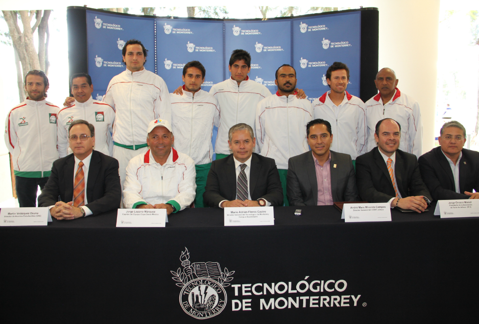 Tec: sede de preparación para la selección Copa Davis México.
