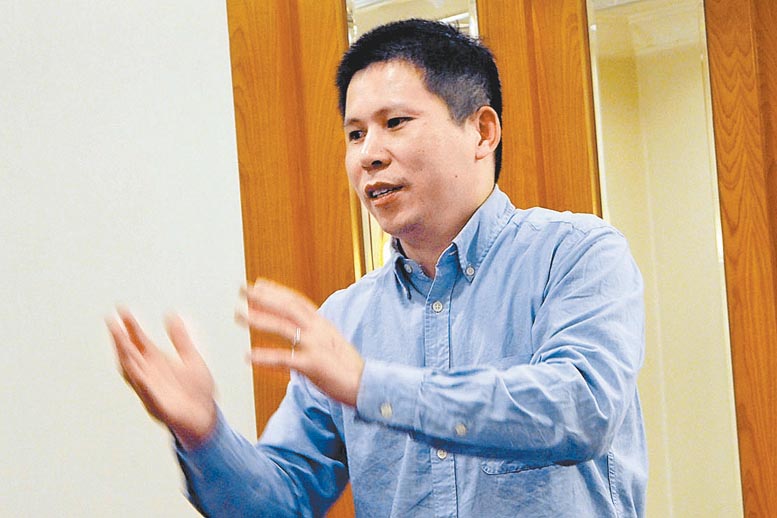 El abogado Xu Zhiyong, en foto de archivo, fue detenido acusado de “incitar al desorden público”. 