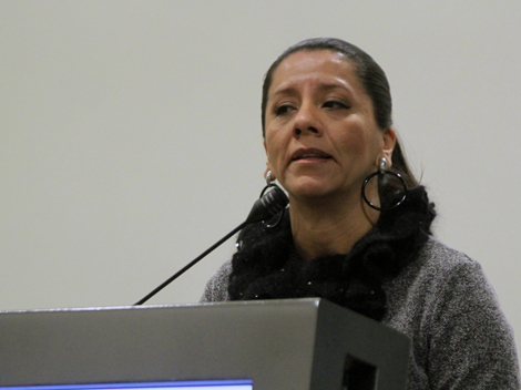 La directora de Vinculación, Turismo de Reuniones del Consejo de Promoción Turística de México, Eleonora García Ferrell. 