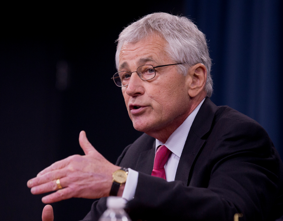 El secretario de Defensa, Chuck Hagel.