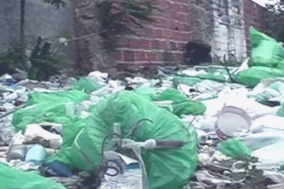 Los residuos fueron encontrados en un predio particular, por lo que iniciarán las investigaciones.