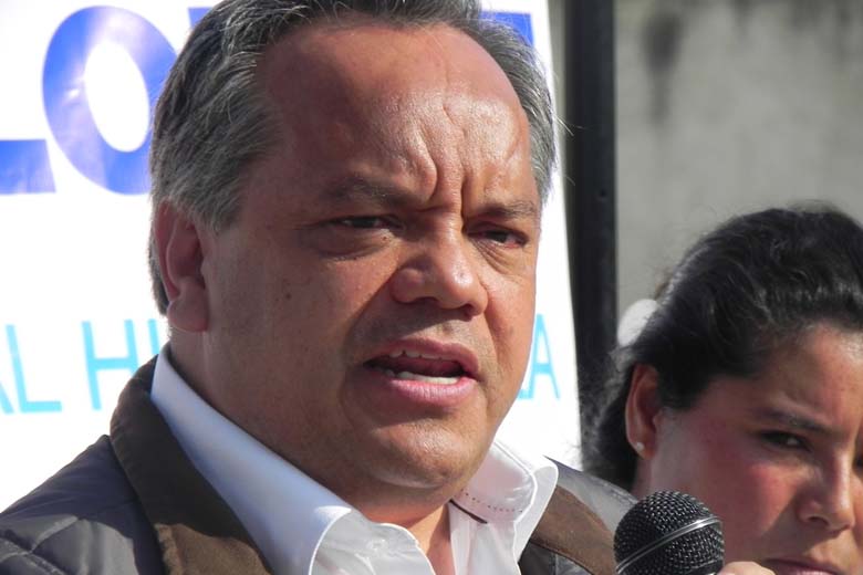 El alcalde de Huamantla, Alejandro Aguilar, lamentó que su municipio pueda perder la denominación de "Pueblo Mágico".