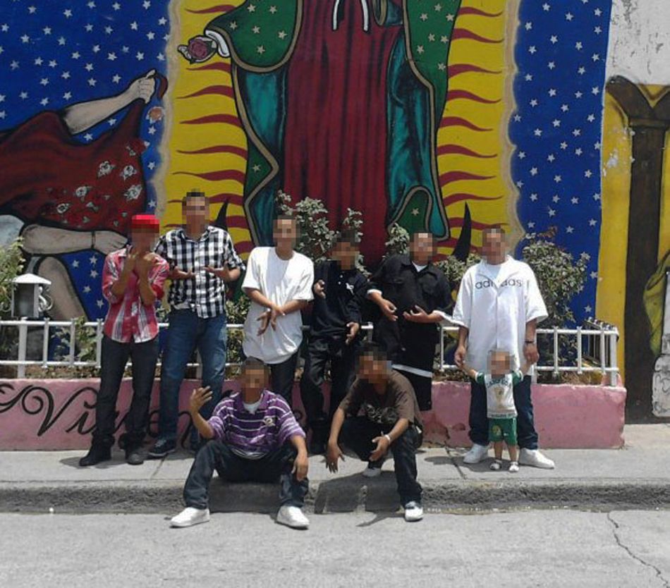 Pandilleros de Los Ponchos.