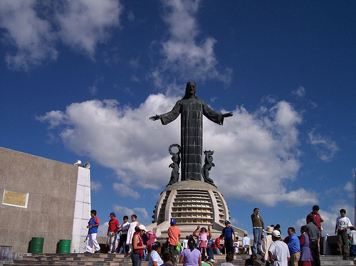 Tamaulipecos van a la Montaña de Cristo Rey, en Silao, Guanajuato.
