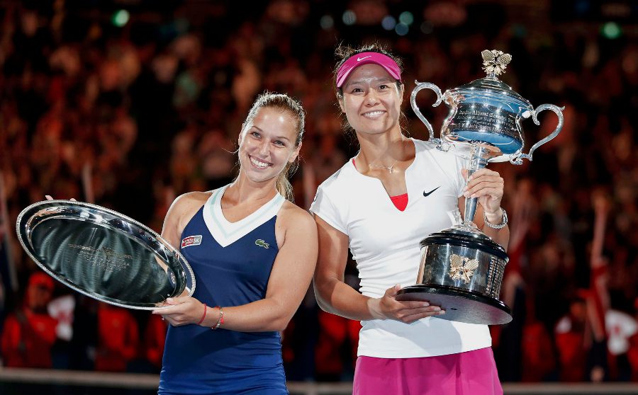 Dominika Cibulkova y Li Na