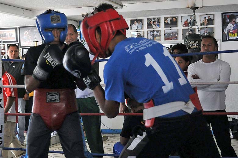 Preselección poblana de boxeo.