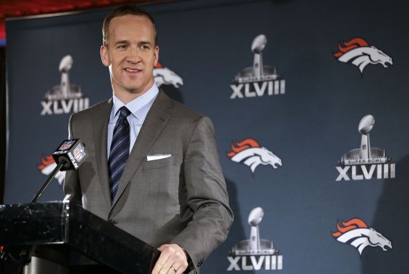 Peyton Manning, mariscal de campo de los Broncos de Denver