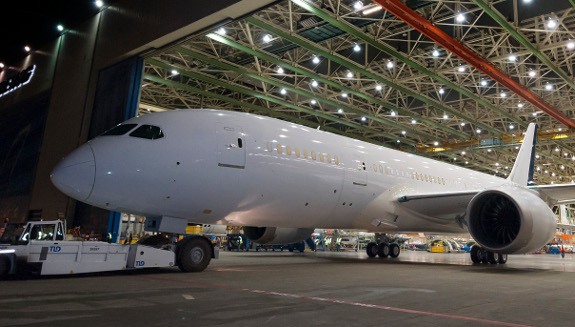 Boeing entrega un avión 787 que será operado por Aeroméxico. 