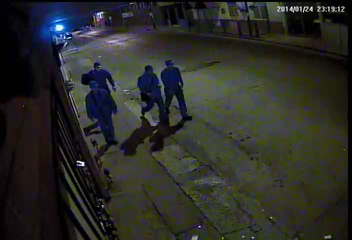 El video muestra a los ladrones cuando se retiraron del lugar. 