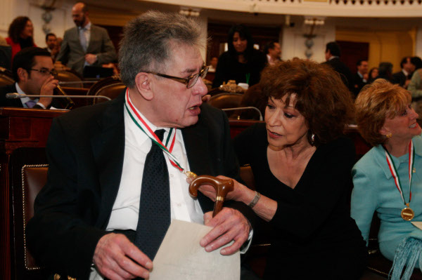 José Emilio Pacheco y Cristina Pacheco en la ALDF 