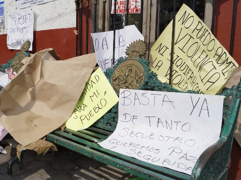 El plagio de una adolescente al interior de su propia casa,  hace unos días, fue el caso que detonó en que los ciudadanos salieran a la calle y se man