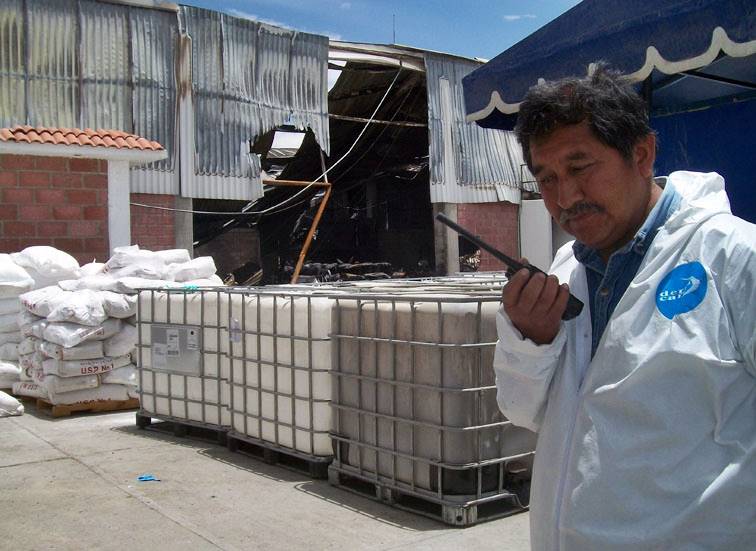 La empresa de Agroquímicos sufrió un incidente el año pasado. 
