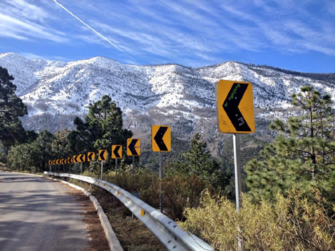Nevada en la Sierra de Arteaga.