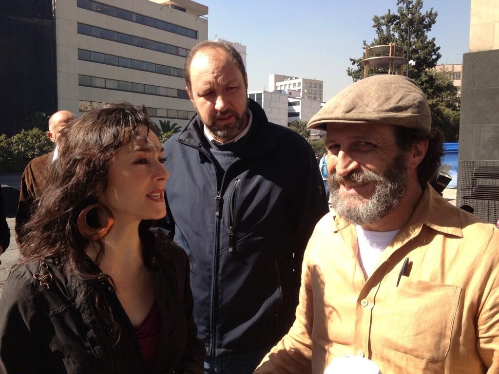 Artistas integrantes del colectivo El grito más fuerte