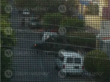 Imagen capturada desde una casa cercana al operativo.
