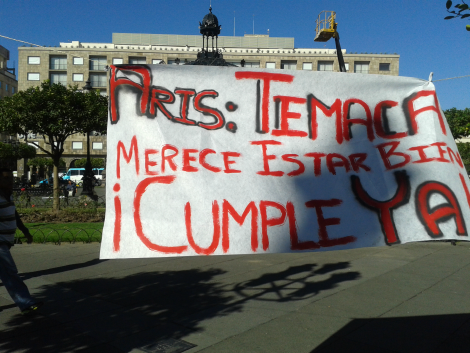 Mientras se realizan protestas, la construcción de la presa continúa.