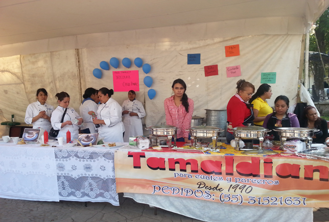 Aspectos de la feria en Naucalpan.