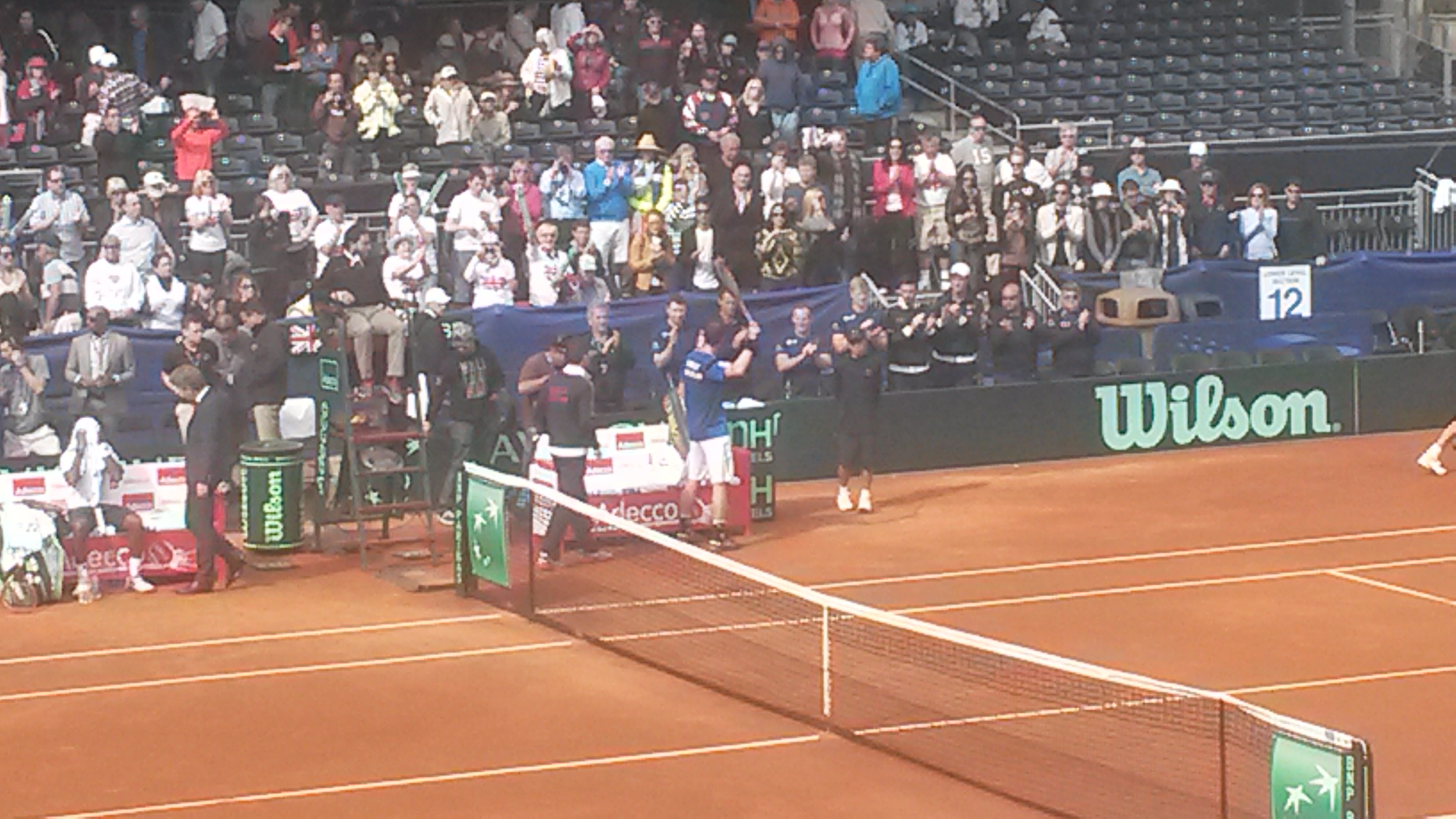 Game, set, match: Andy Murray se lleva el primer partido de la serie ante Donald Young, 6-1, 6-2, 6-3.