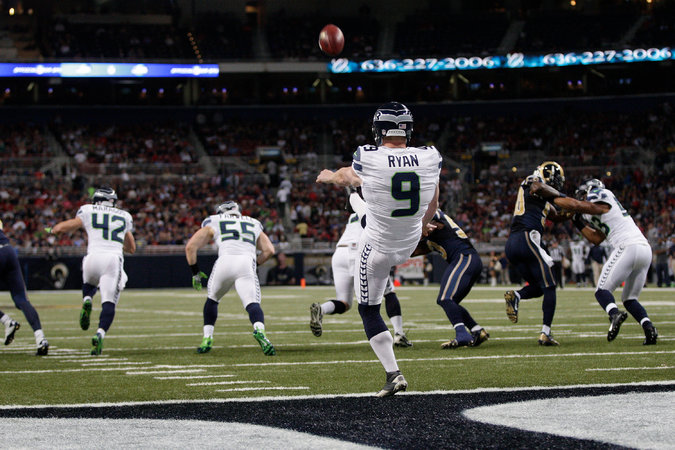 Jon Ryan, pateador de los Seahawks