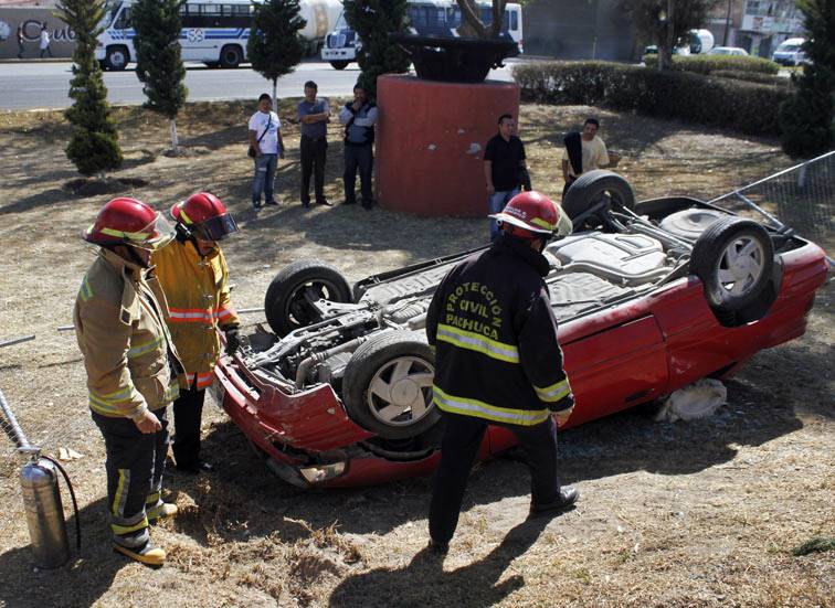 Murieron nueve personas en Pachuca por accidentes automovilísticos el año pasado. 