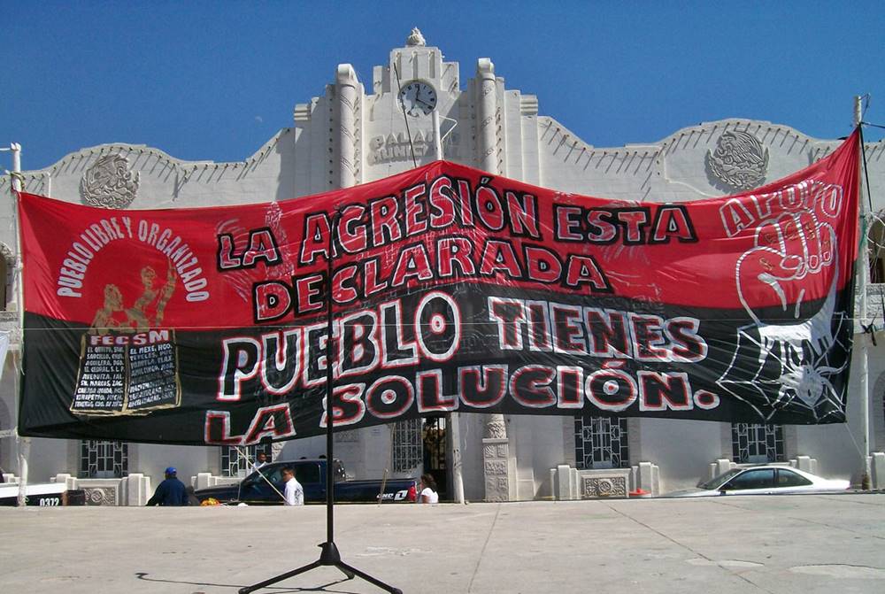 La reunión se realizó en la Ex Escuela Normal Rural Luis Villarreal "El Mexe". 