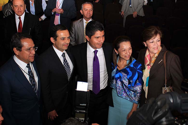 Josefina Vázquez Mota en el tercer informe de gobierno del alcalde Eduardo Rivera.