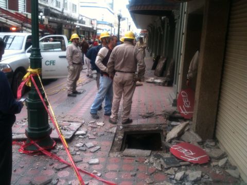 CFE se deslinda de ‘explosiones’ ocurridas en centro de Tampico