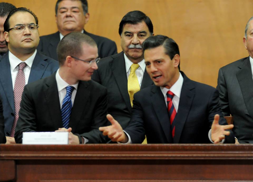 Ricardo Anaya y Enrique Peña Nieto. 