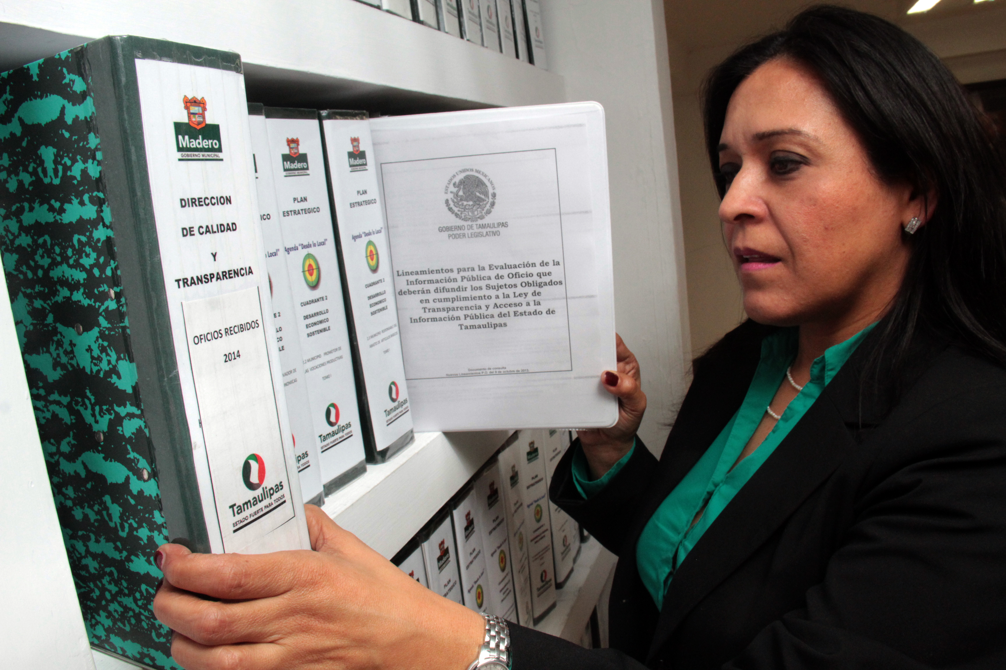 El área de transparencia en Madero no tiene al 100% su portal.