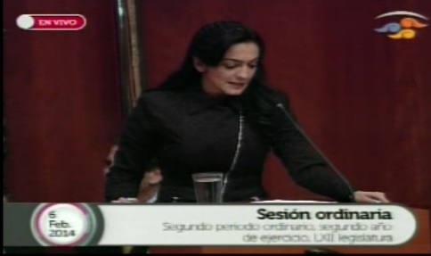 Senadora Iris Vianey Mendoza, presentó un punto de acuerdo para ser investigada.