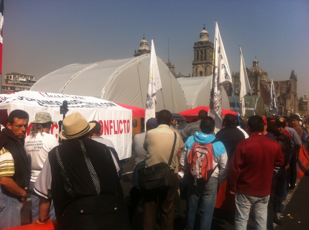 SME en el Zócalo